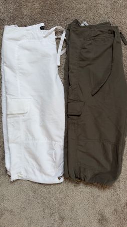 Lot 2 pantacourts Verte de Rage XS / Caprihose