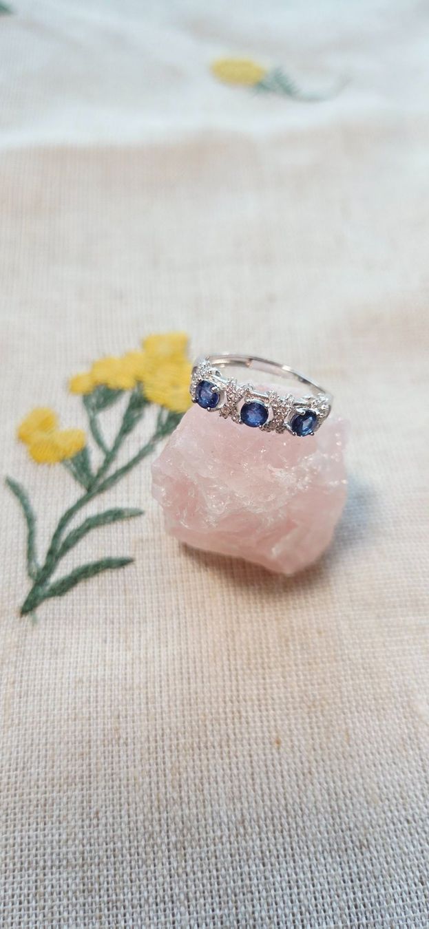 Anelli: NEW - S925 Sapphire Ring (Adjustable) – Nuovo (secondo la descrizione) da Zürich venduto da cin_wcf6 3
