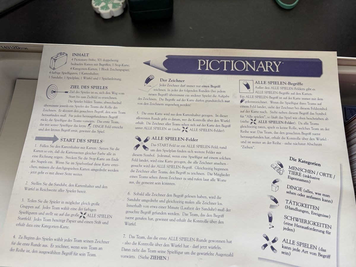 Mattel Jeux: Pictionary – D'occasion à Münchenstein par ArleneLM 3