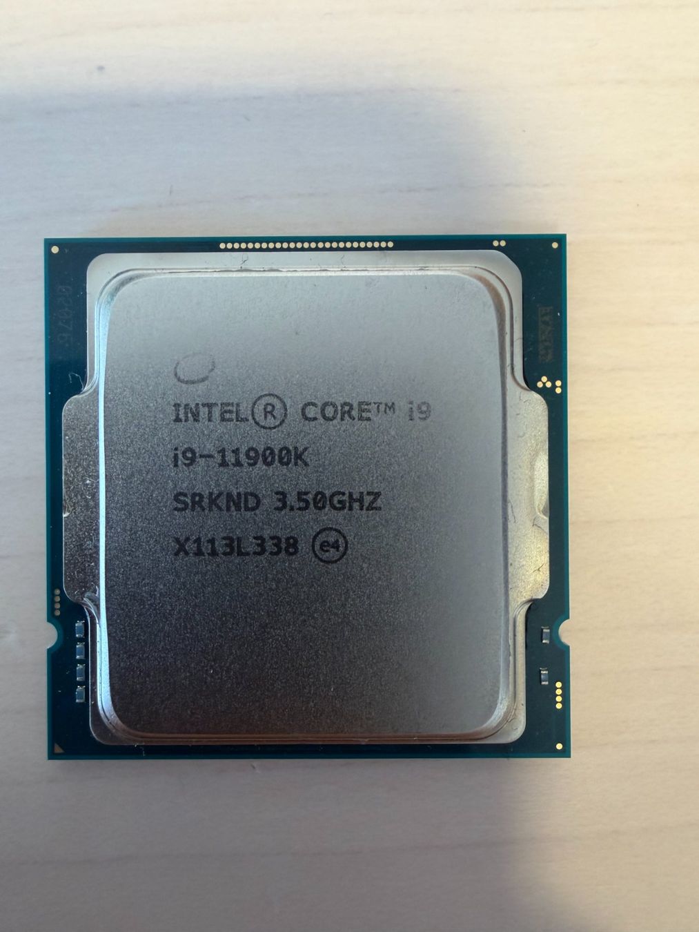 Intel Componenti elettronici: Intel Core i9-11900K – Usato da Müntschemier venduto da marcner