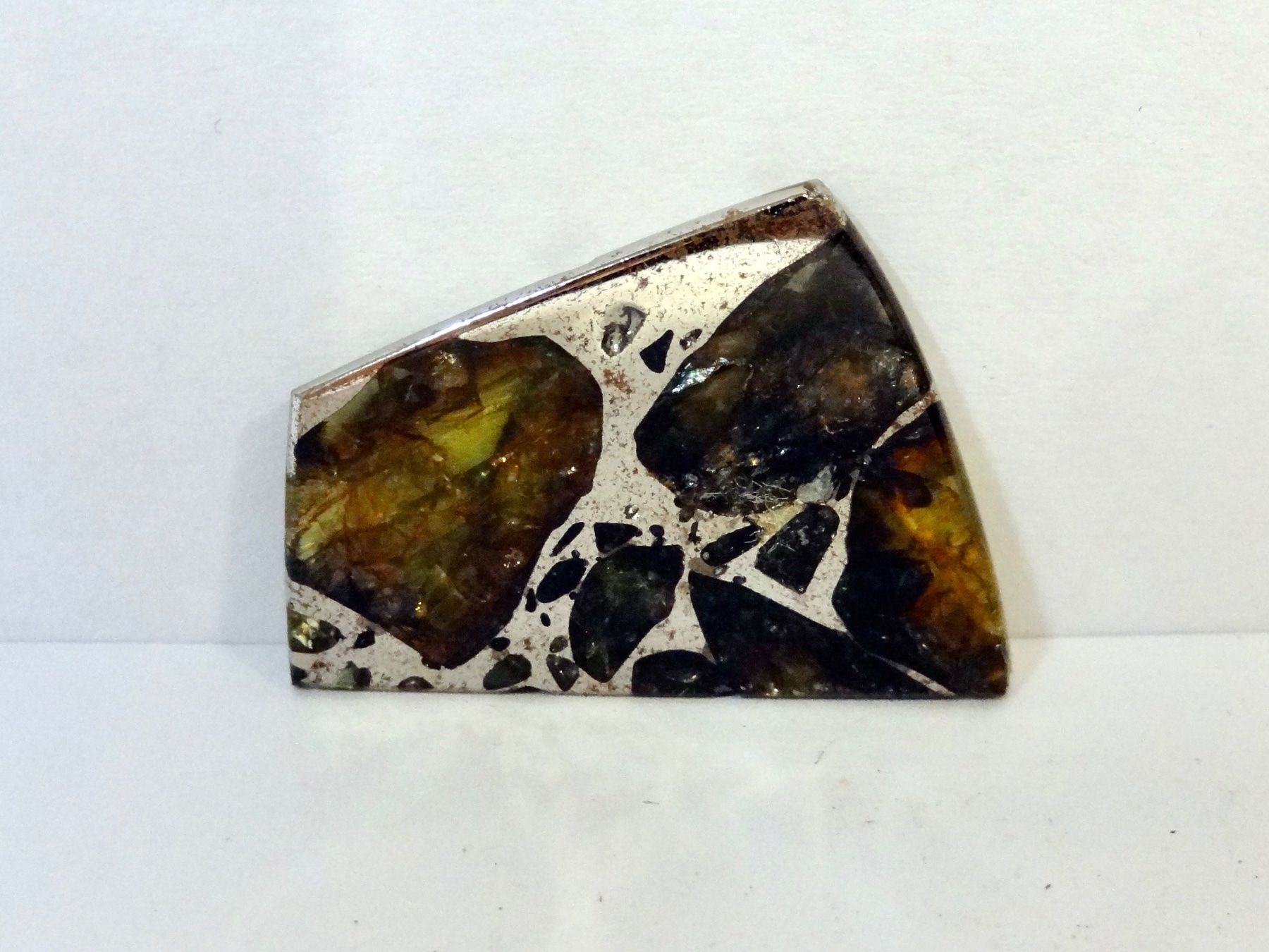 Minerali & Pietre curative: Meteorit PALLASIT Eisen-Stein-Meteorit IMILAC CHILE – Nuovo (secondo la descrizione) da Kerzers venduto da djstarsky73 5