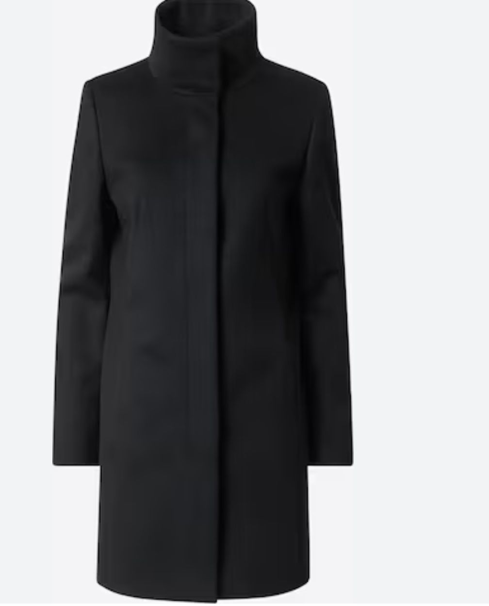 Hugo Boss Cappotti: Schwarzer Hugo Boss Mantel Gr. 36 – Usato da Niederteufen venduto da sophia2025