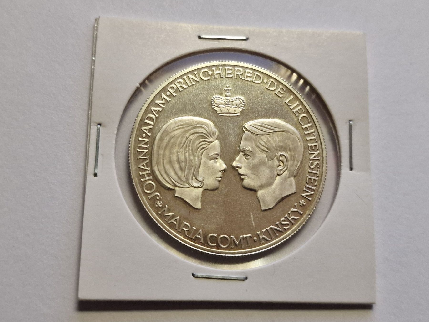 Medaglie: Liechtenstein, Silbermedaille 1967. – Usato da Zürich venduto da Moreira01 1