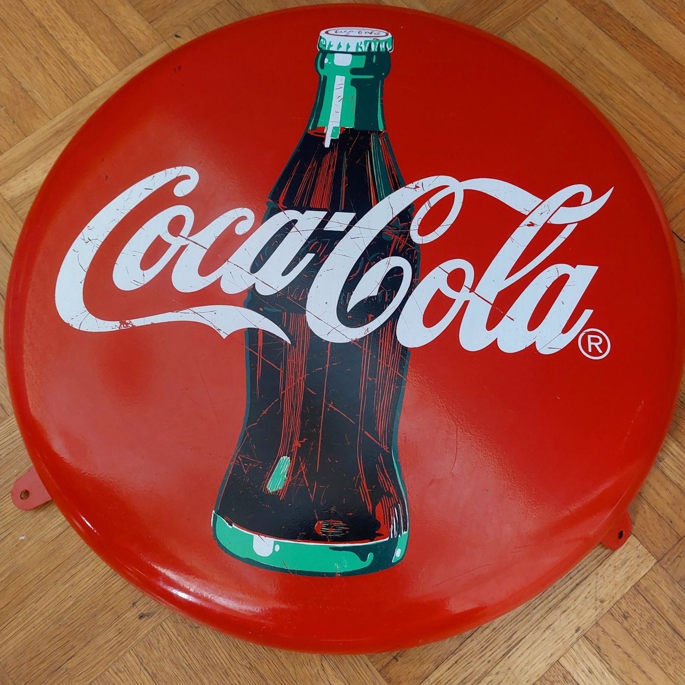 Coca-Cola Insegne: Altes Coca Cola Metallschild – Usato da Thun venduto da nad_x8nk 3