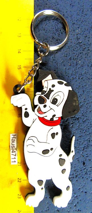 Qaonsciug Trendiger Schlüsselanhänger „Dalmatiner Inspiriert" Aus PU Leder Zur Sicheren Befestigung An Taschen Handtaschen Charm Accessoires Stilvoller Pu Schlüsselanhänger Für Pendler