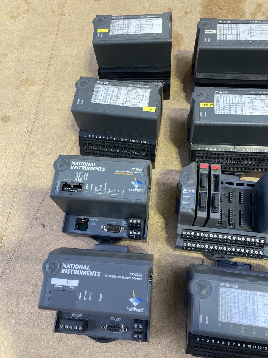 National Instruments Componenti elettronici: National Instruments Fieldpoint Module Konvolut – Usato da Winterthur venduto da chmeier2 3
