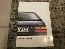 VW Passat VR6 Faltprospekt 4 Seiten, Ausgabe 1991