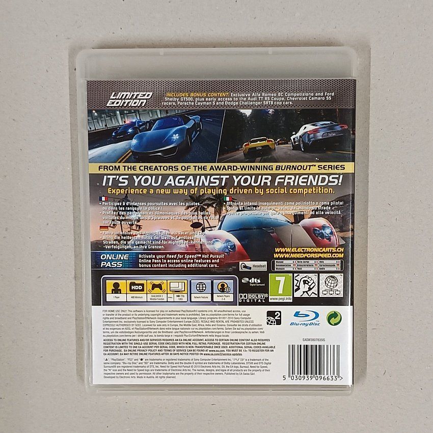 Giochi: Need for Speed Hot Pursuit Limited Edition PS3 – Usato da Münsingen venduto da The_1483 1