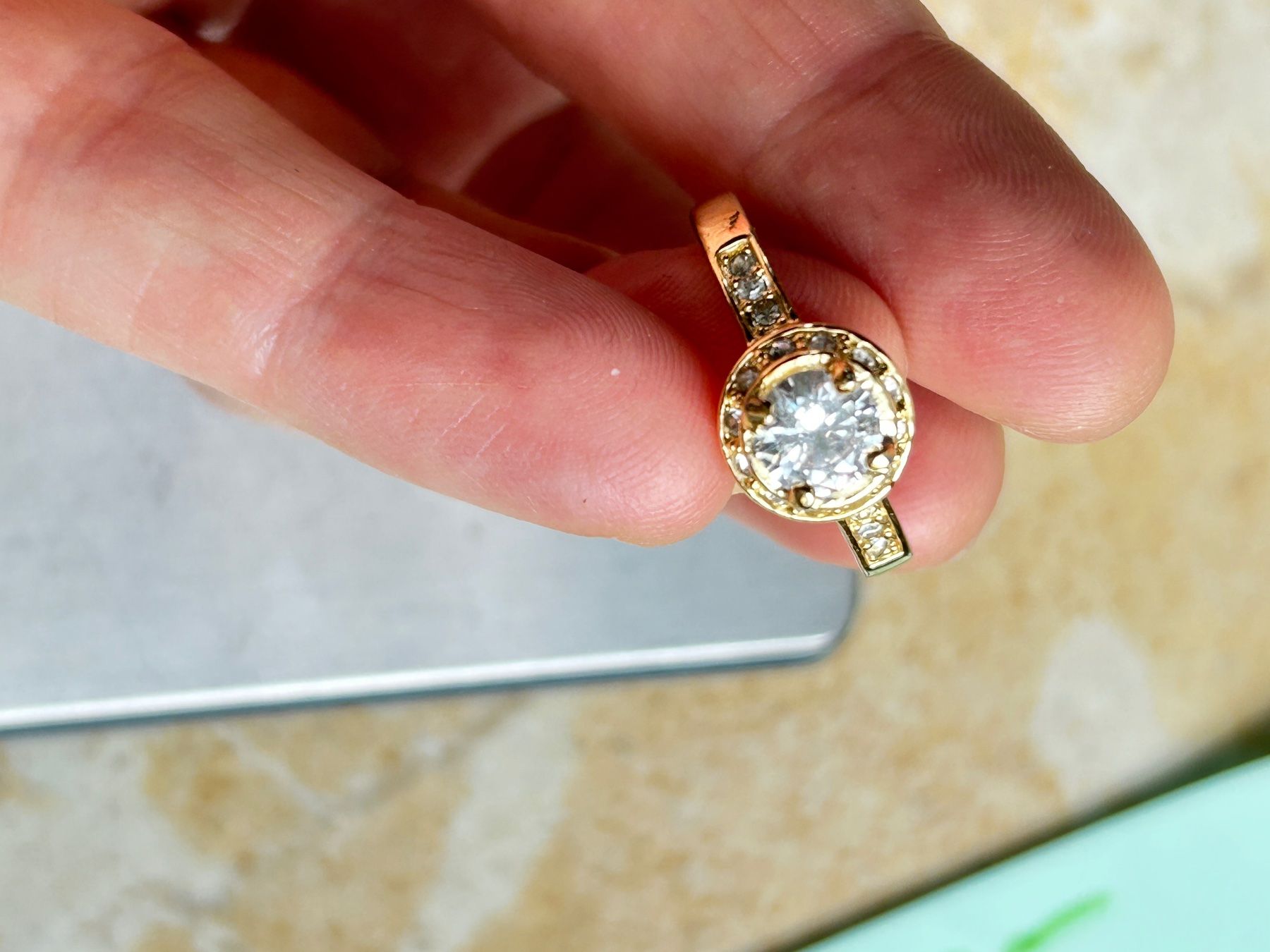 Anelli: Goldfarbener Ring Queen (Grösse 57) – Usato da Laufen venduto da belleskulptur 7