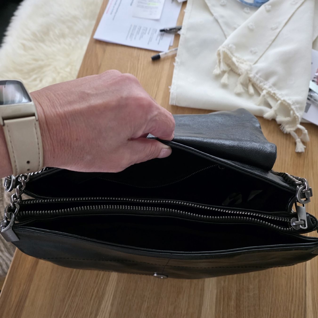 Borse da donna: tasche mit Umschlag und Metalldetails – Nuovo (secondo la descrizione) da Rickenbach b. Wil venduto da diepe 3