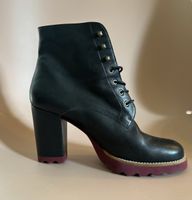Stiefeletten zum schnüren von Avril Gau, schwarz, Gr. 40,5