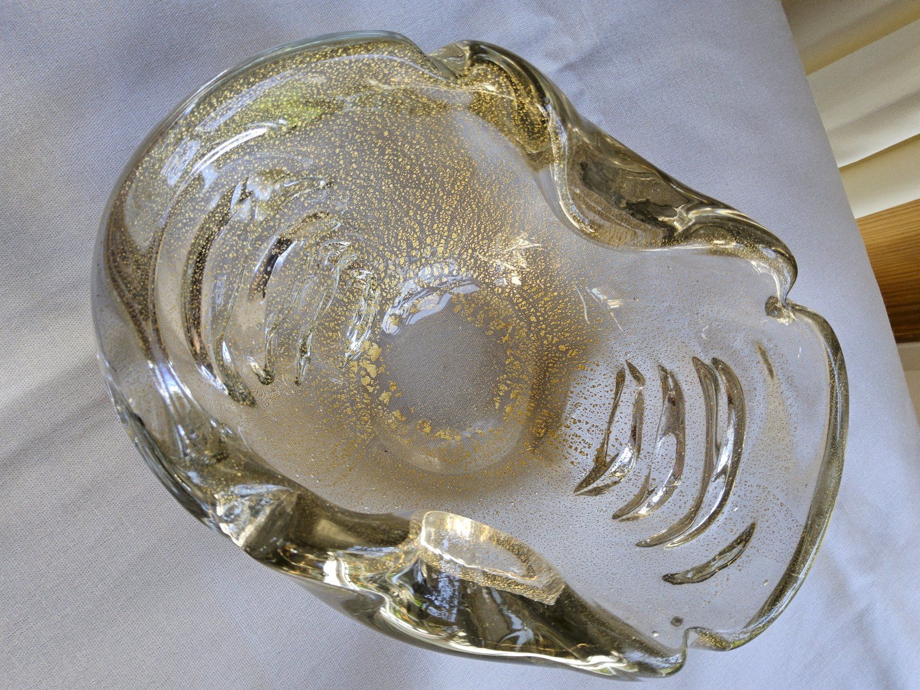 Murano Ciotole: Handmade MURANO Schale mit Blattgold Einschlüssen – Usato da Zürich venduto da SciTec 7