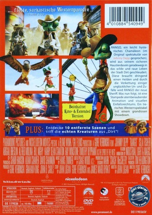 Tutti i DVDs: DVD - Rango (2011) – Usato da Embrach venduto da disc-planet 1