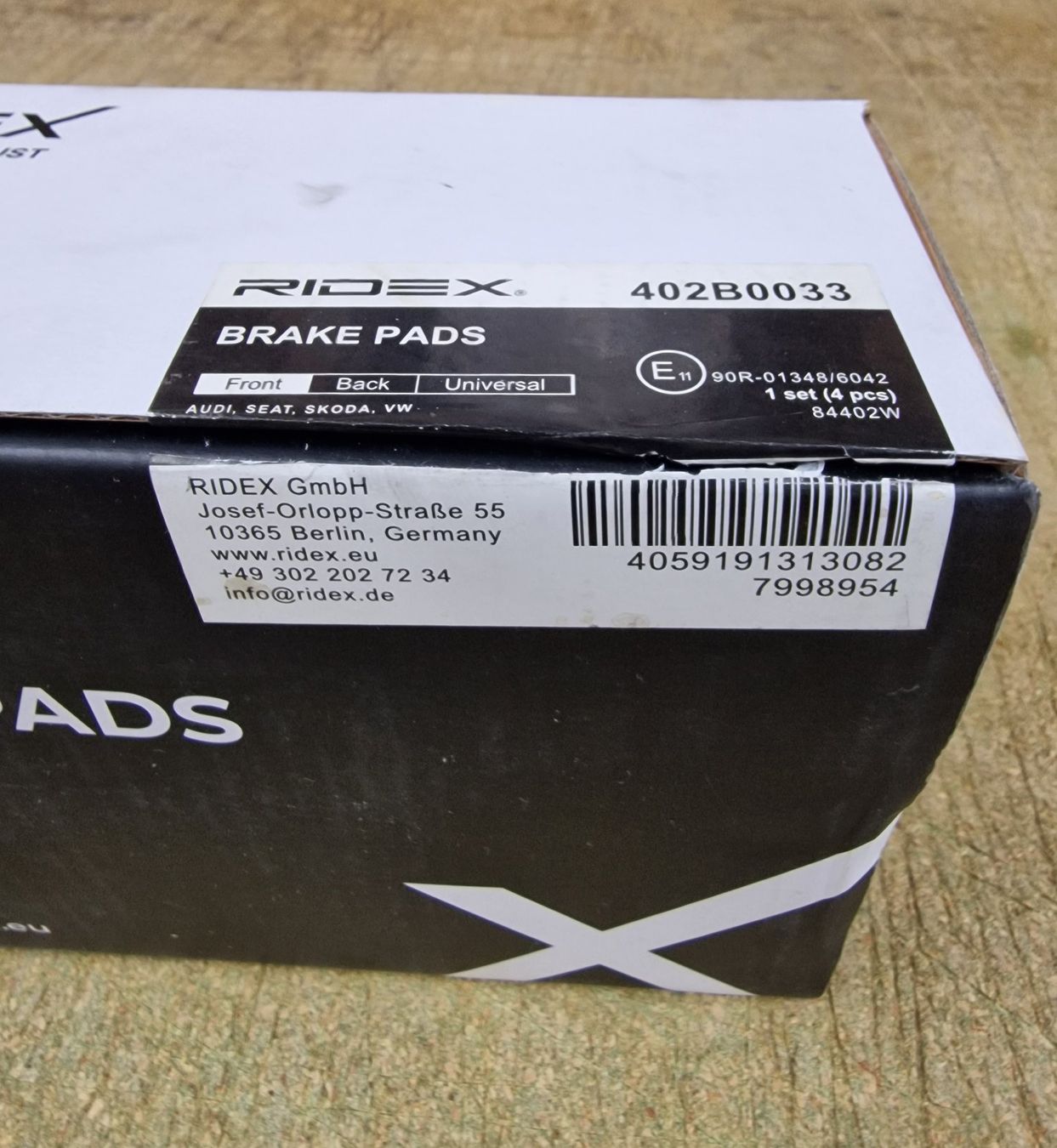 Alle Autoersatzteile: RIDEX Bremsscheibe und Bremsbeläge – Neu (gemäss Beschreibung) aus Niederhasli von teamkove 8