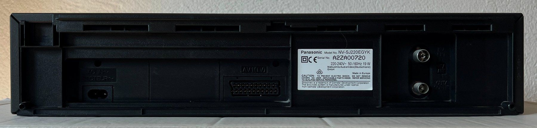 Panasonic Lettore multimediale & Streamer: Panasonic NV-SJ220 Videorecorder – Usato da Lodrino venduto da Stema 2