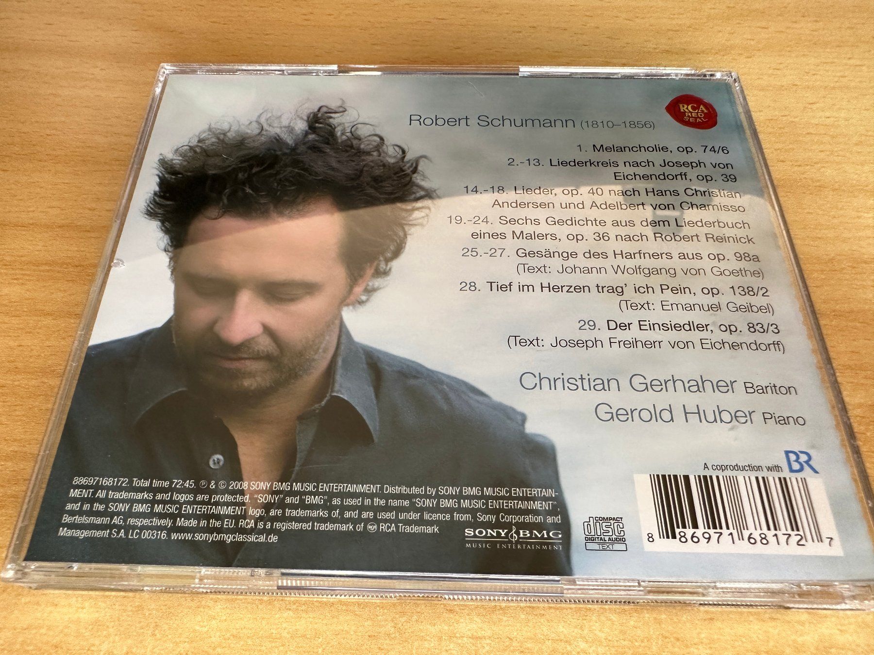 CD: D4 Gerhaher Melancholie Lieder Von Robert Schumann – Usato da Rikon im Tösstal venduto da Alpenmutz 1