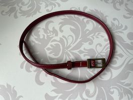 Original emirates Cabin Crew Gürtel Maroon-Rot Size S
