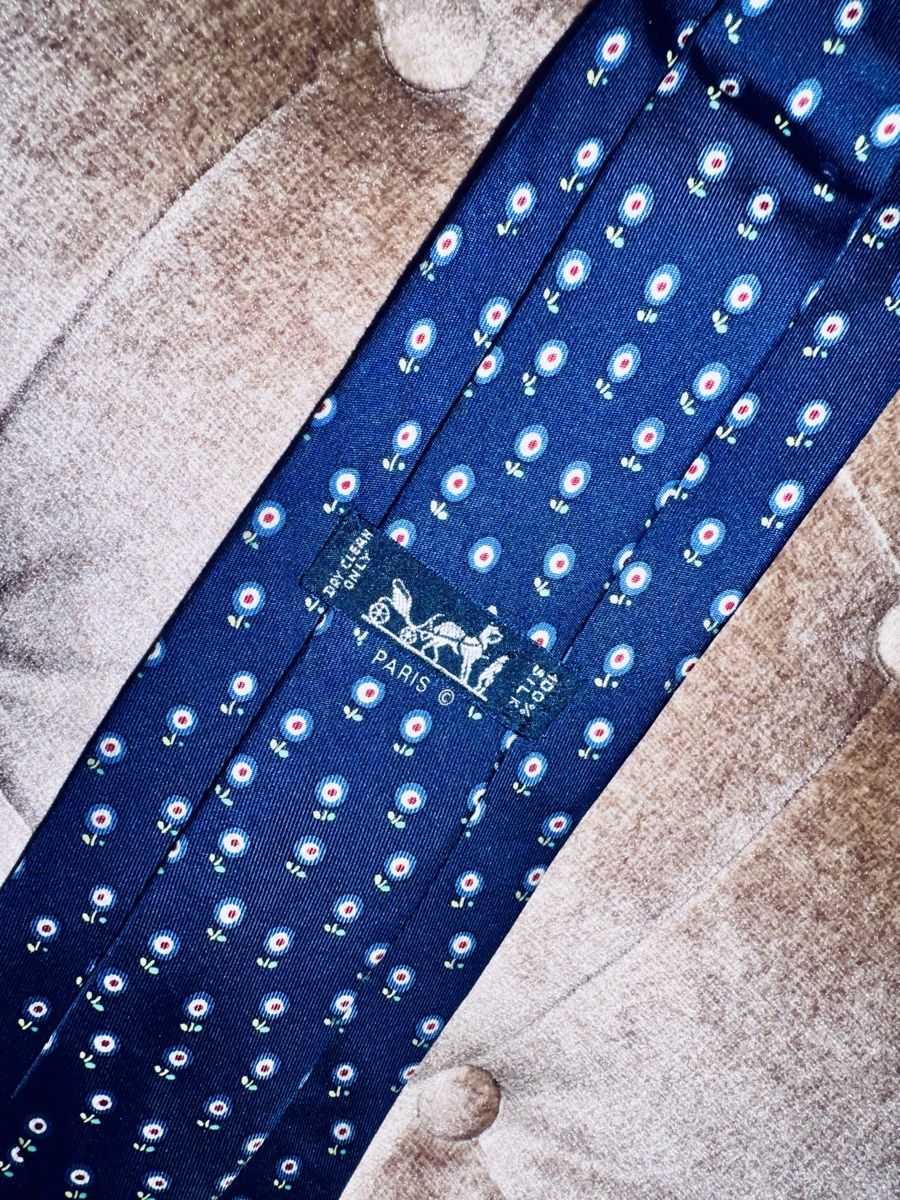 Hermès Cravates: Hermès - Silk Tie  – Neuf (Voir description) à Collonge-Bellerive par alejan_0984 4