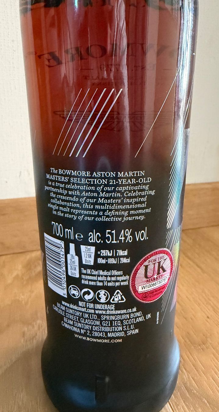 Bowmore Bevande alcoliche: Bowmore 21y Aston Martin Edition 4 - Masters' Selection – Nuovo e nell'imballaggio originale da Mont-sur-Lausanne venduto da Zoro_gx8c 2