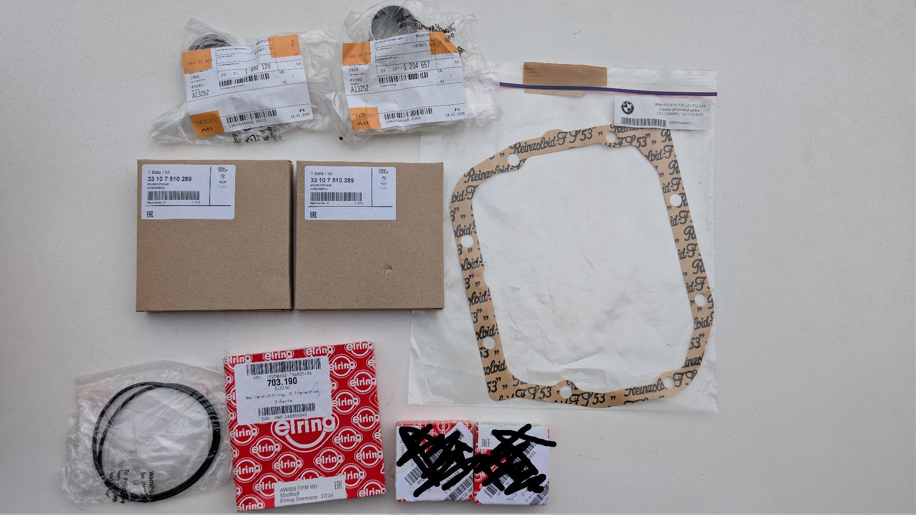 BMW Alle Autoersatzteile: BMW E28 535i , Dichtset für Differential 210mm – Gebraucht aus Ruschein von RallyProfi92 2
