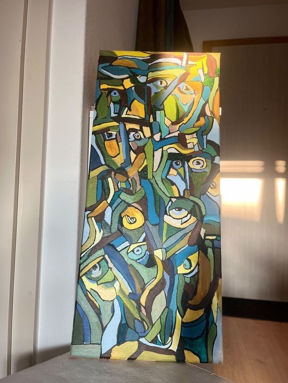 Gemälde: Abstraktes Gemälde, Acryl auf Leinwand – Neu (gemäss Beschreibung) aus Winterthur von Plazmacs 3