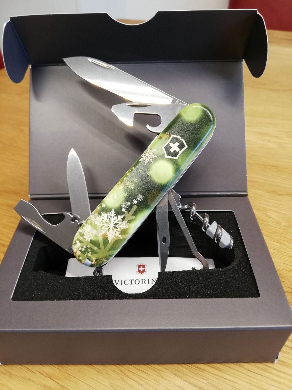 Victorinox Coltelli tascabile: Victorinox Weihnachts Messer special ed. – Nuovo e nell'imballaggio originale da Davos Platz venduto da wauwauin 7