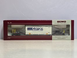 Bemo, 2289128, RhB, Sb-v 7718, Tragwagen, Cargo Domino, Neu