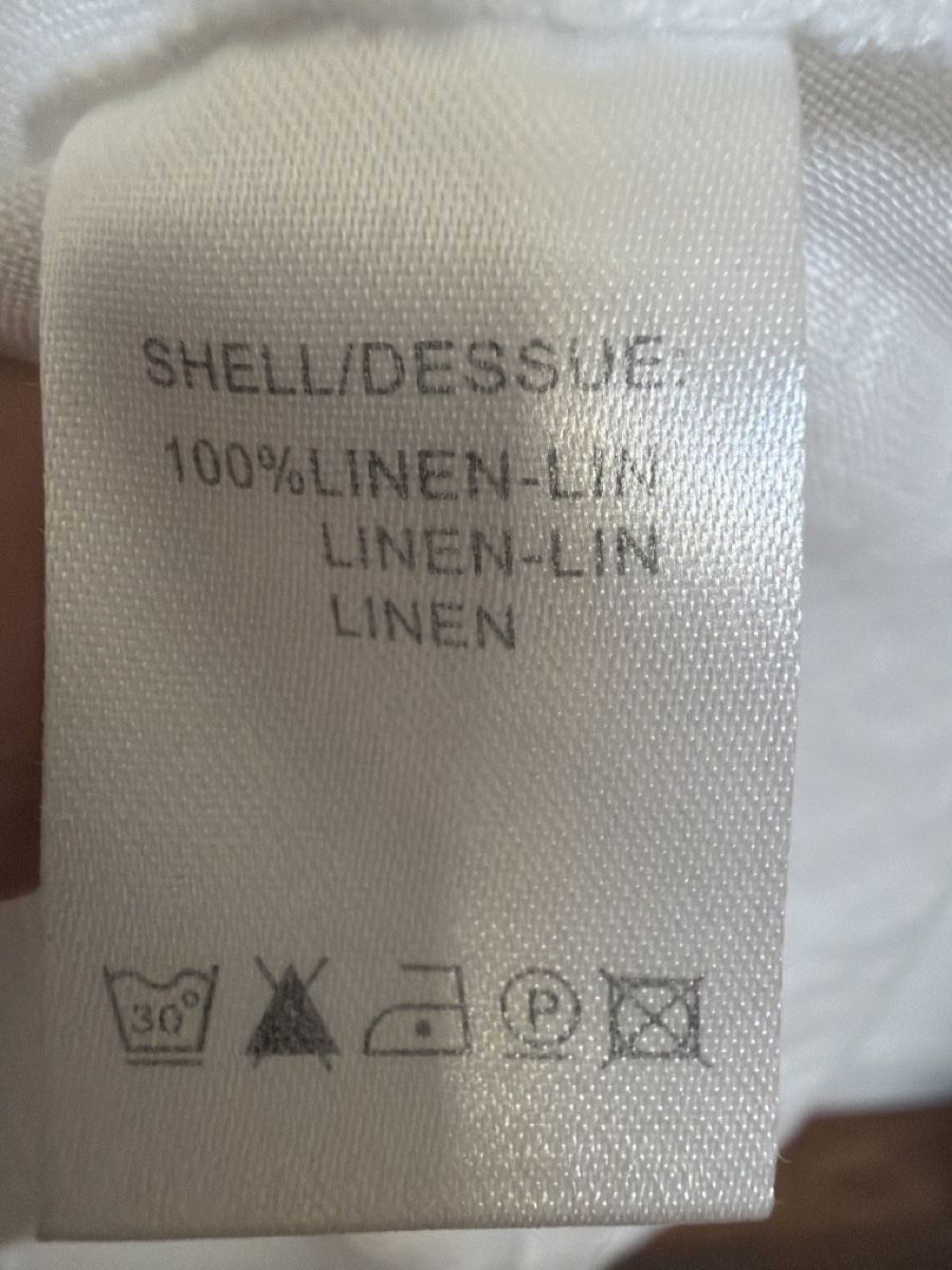 Paul Kehl Camicette: Leinenbluse ärmellos Gr. 34 passt auch gut einer 36 – Nuovo (secondo la descrizione) da Gutenswil venduto da Freetibet1 2