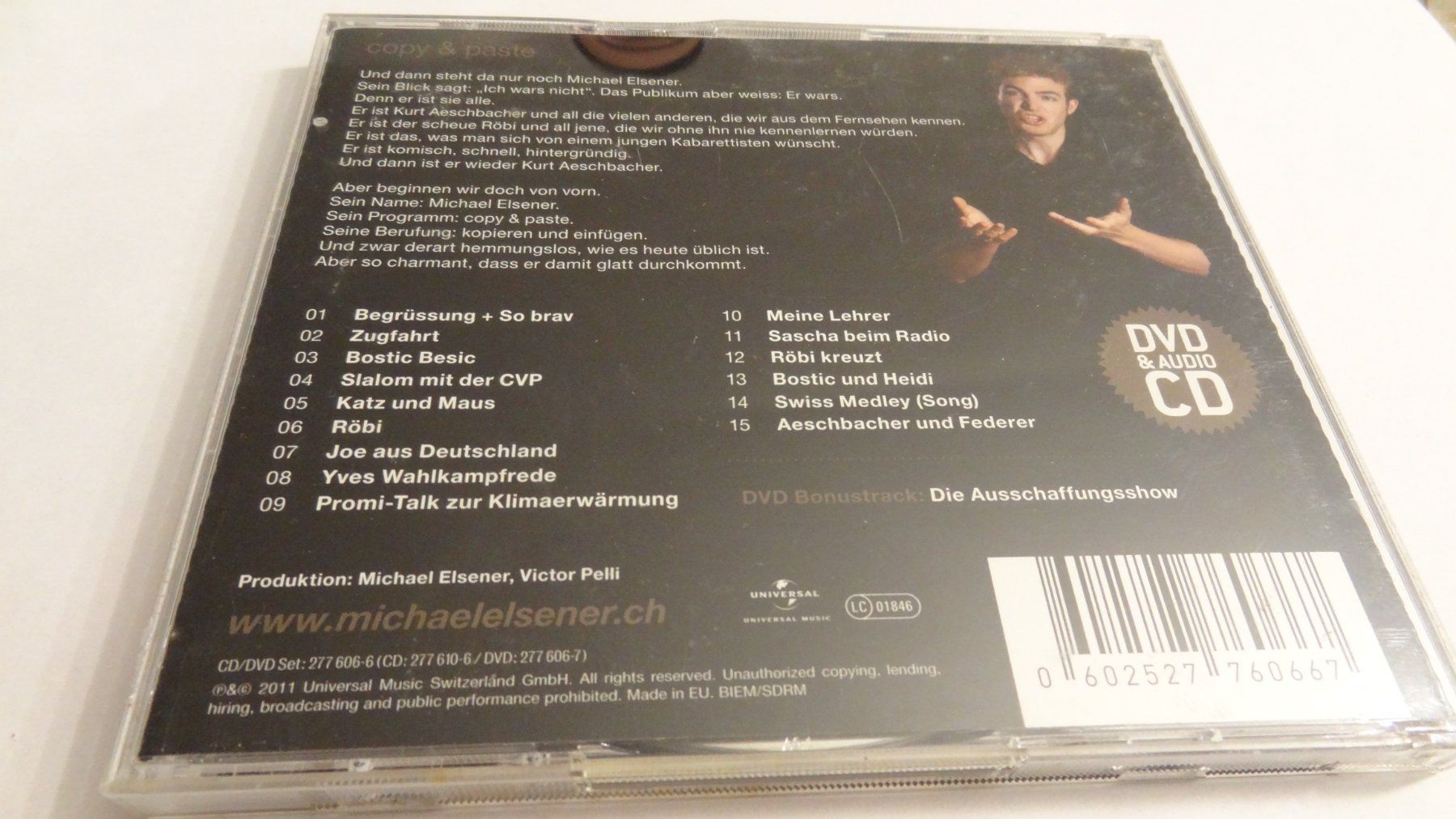 CD: Michael Elsener - Copy & Paste CD – Usato da Olten venduto da Disc-Ausverkauf 1