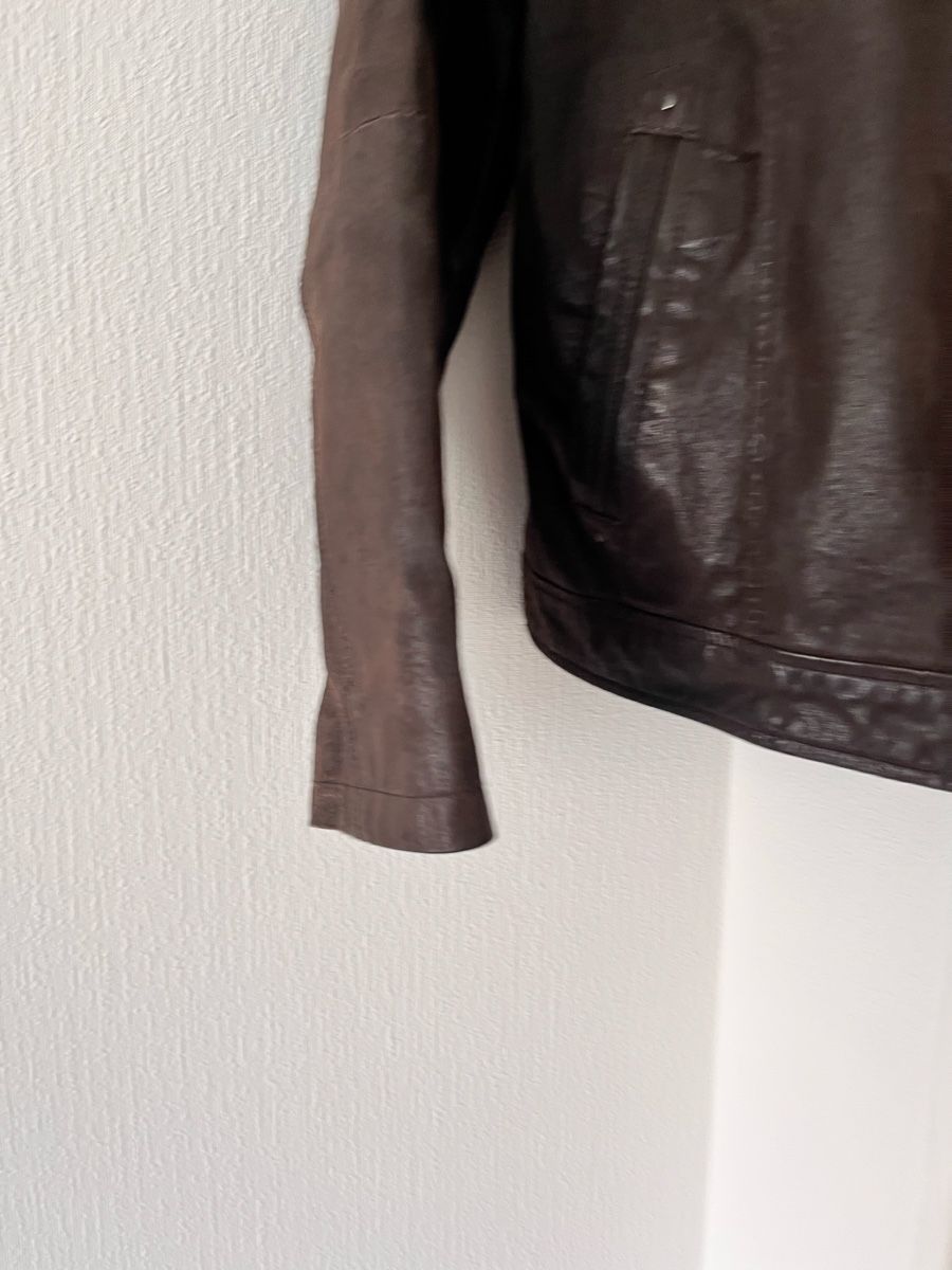 Maddison Giacche: Maddison Brown Leather Jacket Size 50  – Usato da Lausanne venduto da Danash 2