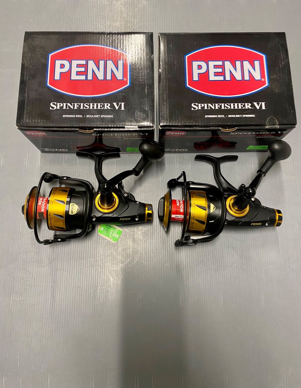 Tamburi & Mulinelli: 2x Penn Spinfisher 6500gr – Nuovo e nell'imballaggio originale da Trimbach venduto da duri..
