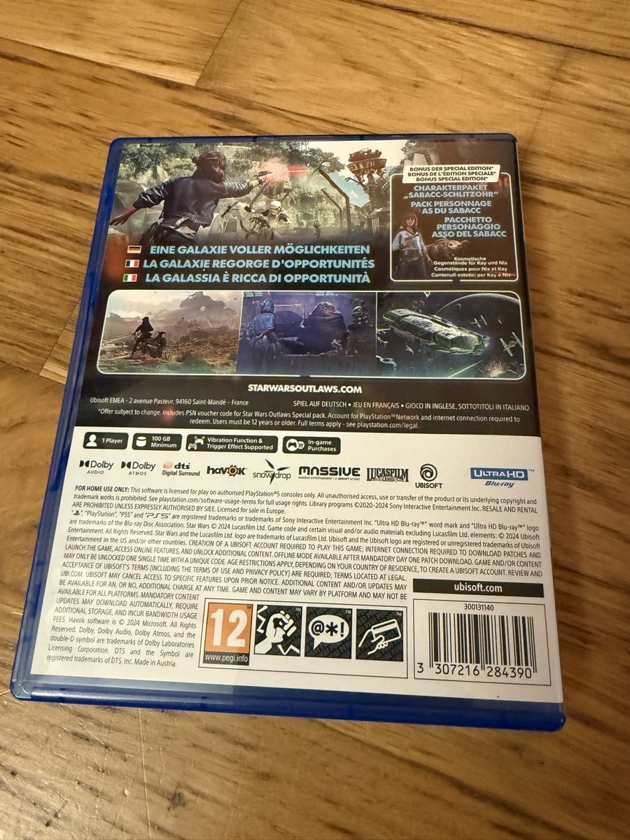 Sony Spiele: STAR WARS OUTLAWS PS5 – Neu (gemäss Beschreibung) aus Aarau von Panjo3 1