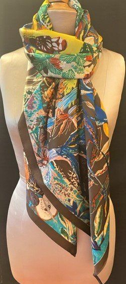 Fabric Frontline Foulard & Sciarpe: Seidenfoulard – Nuovo (secondo la descrizione) da Zürich venduto da Poppy108 6