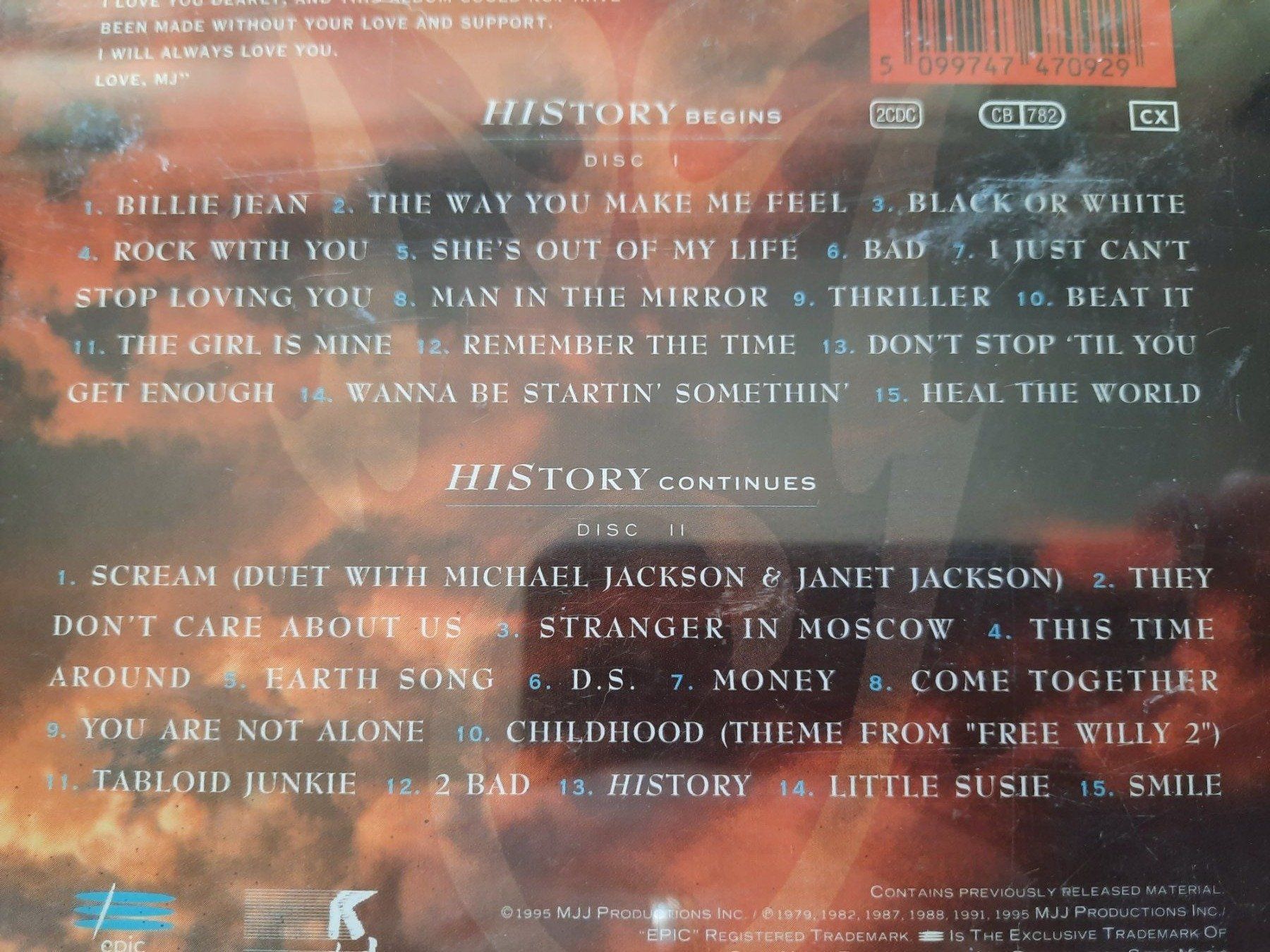 CDs: Cd Michael Jackson - History – Gebraucht aus Pully von bro_n52j 2
