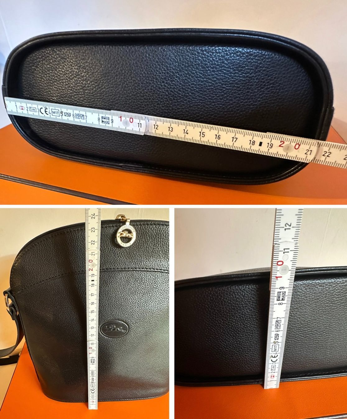 Longchamp Borse da donna: Longchamp Sac vintage noir – Usato da Bernex venduto da euma1976 3