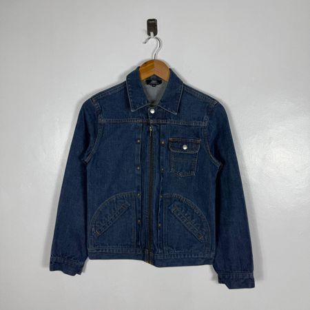 Veste A.P.C. en jean - Coupe courte - Bleu - Taille XS #P54
