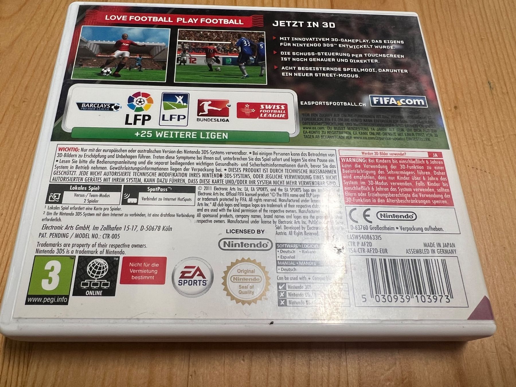 Nintendo Giochi: 3DS FIFA 12 – Usato da st.gallen venduto da SoCre75 2