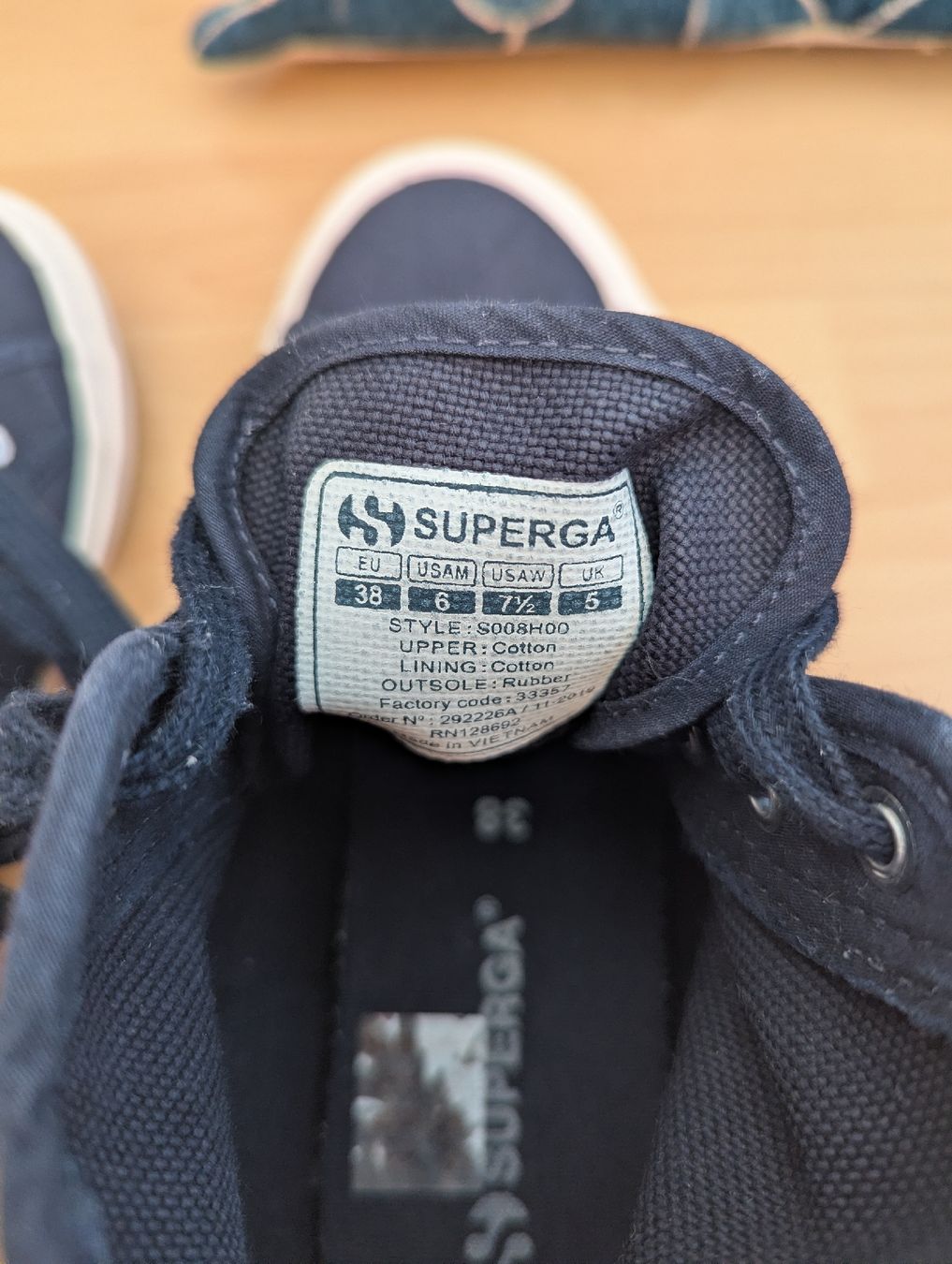 Superga Scarpe da donna: superga 38 bleu marine  – Nuovo (secondo la descrizione) da Montreux venduto da dem_gyt9 4