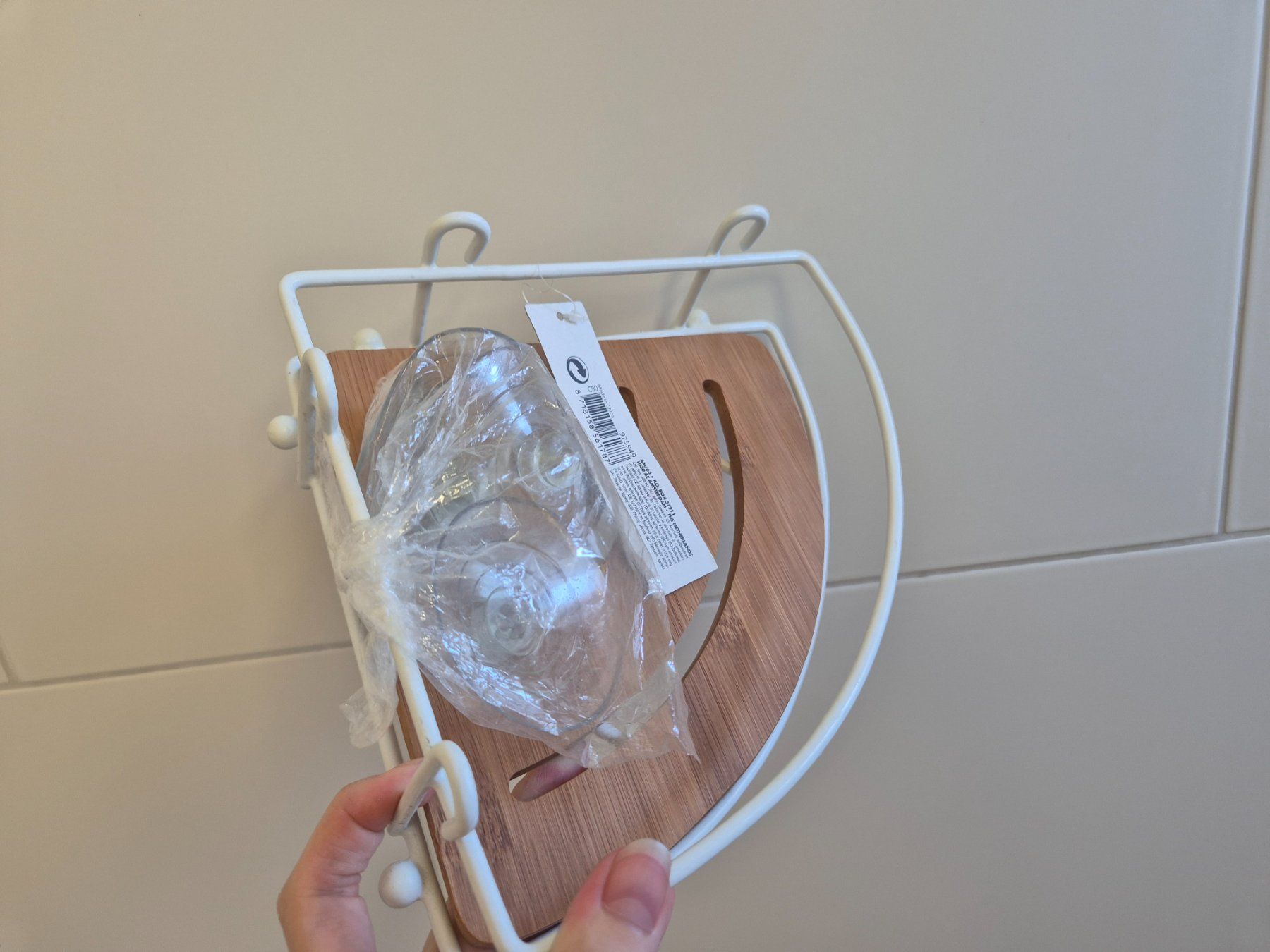 Regale: Bambus Eck-Duschregal mit Saugnäpfen – Neu und originalverpackt aus Zürich von pau_y8mv 6