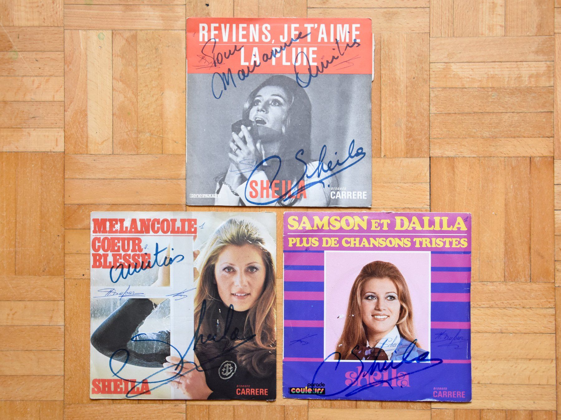 Autographes: Sheila - Lot Disques dédicacés – D'occasion à Belmont-sur-Yverdon par ag97