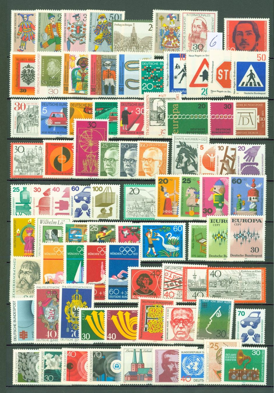 Tutti i francobolli: 10 Seiten BRD  grosse SAMMLUNG **  (AX229) – Nuovo (secondo la descrizione) da Seuzach venduto da Harri19 5