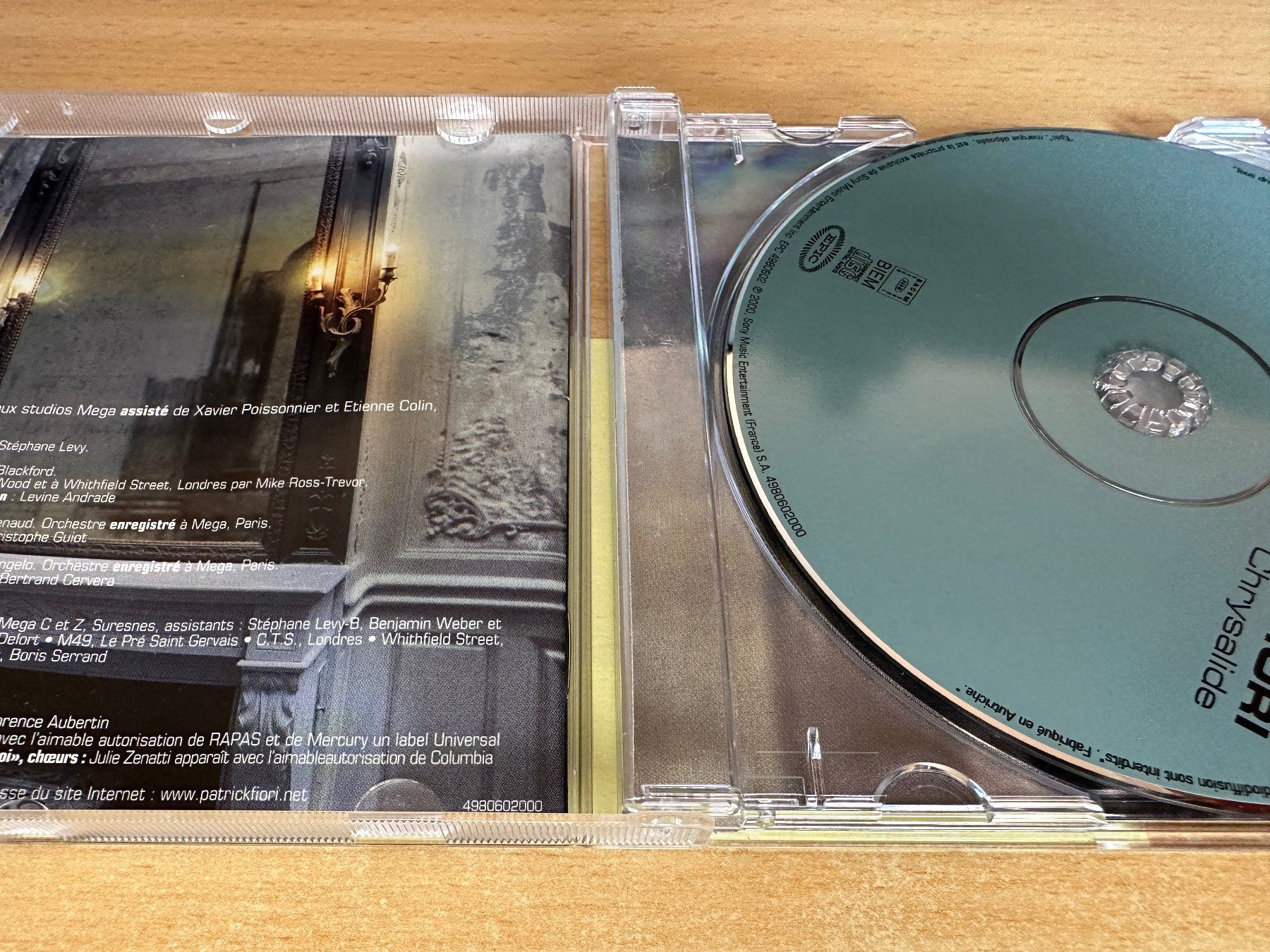 CD: Patrick Fiori – Chrysalide – Usato da Rikon im Tösstal venduto da Alpenmutz 2