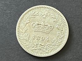 Italien 20 Centesimi 1894 KB. Umberto I