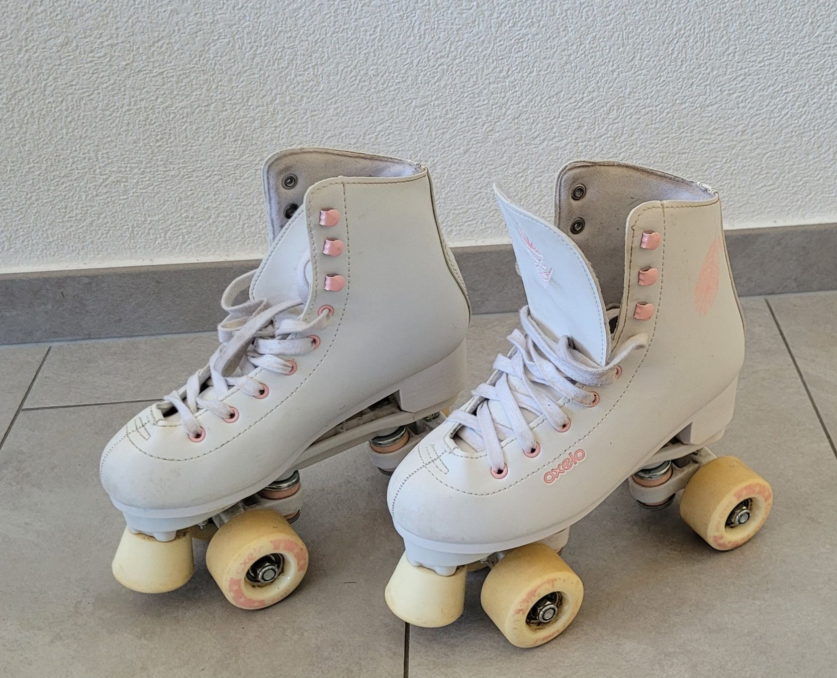 Oxelo Pattini in linea & Pattini a rotelle: Oxelo Rollschuhe, weiss, Gr. 36 – Usato da Lenzburg venduto da lenzhall