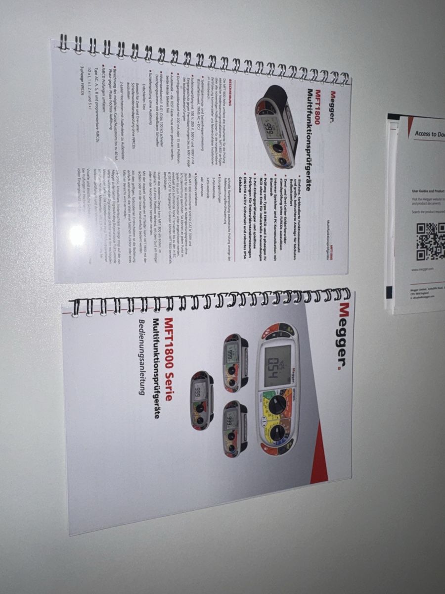 Megger Misurare: Megger MFT 1825 Installationstester – Nuovo (secondo la descrizione) da Kloten venduto da fet_vl82 4