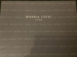 Honda Civic 3-türig Verkaufsprospekt 30 Seiten 1/1992