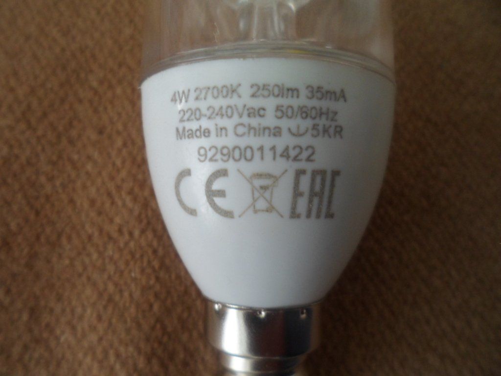 Philips Lampade: LED Lampe klar E14 "25 W" Philips  warmweiss – Usato da Zürich venduto da Tocayo 2