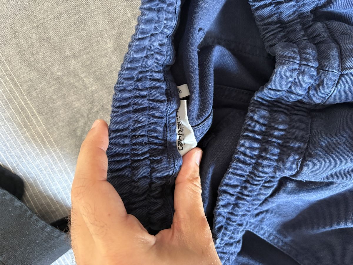 Carhartt Pantaloni: Carhartt Flint Pant Navy – Usato da Locarno venduto da beardedemerald 2