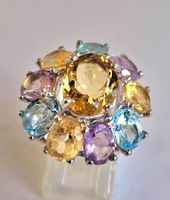 Edelstein Fingerring Blume