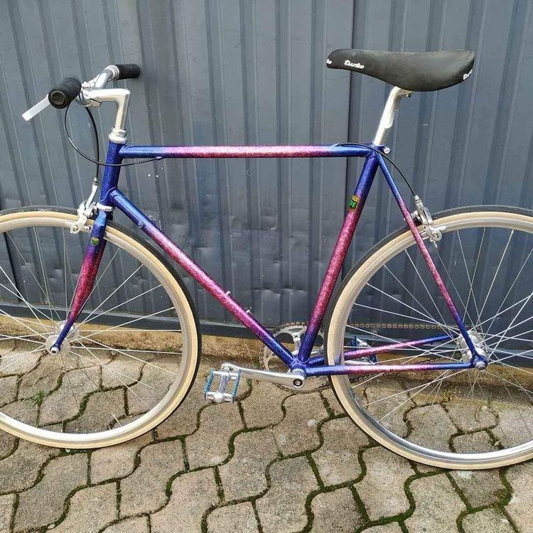 Cadre Vélo De Route Vintage Trek 460 61 Cm - Reynolds 531 Bleu Acier - USA